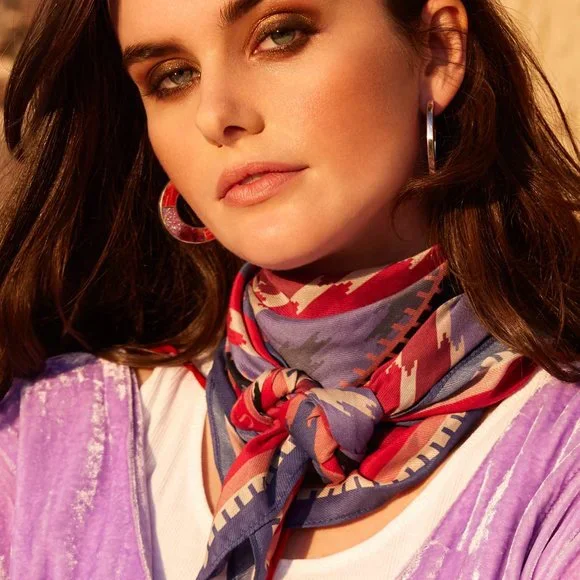 NWT Double D Ranch Sierra Bonita Scarf Boho Western Accessories - Picture 2 of 6